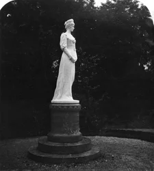 Statue of Elizabeth of Russia 1709-1762, Salzburg, Austria, 1900s