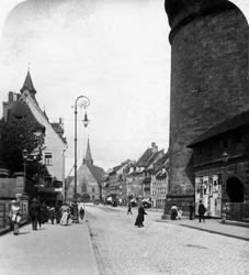 Strassenkarte, Nuremberg, Bavaria, Germany