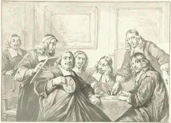 The Leaders of the Saint Luke Guild in Haarlem, 1675