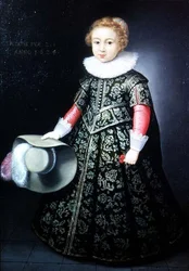 Portrait of a Small Boy Aged Two and a Half