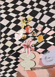 Modern Checkered Still Life