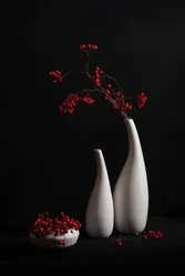 Elegant Still Life with Berries