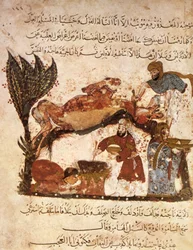 Preparing a Feast, from Al Maqamat by Al Hariri, c.1240