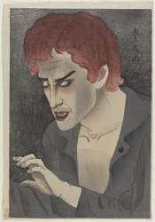 Actor Morita Kanya XIII (1907-75) as Jean Valjean, 1921