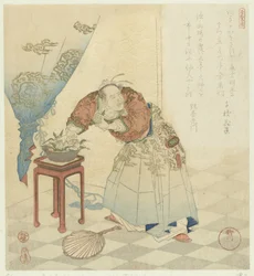 Tōbōsaku Steals Immortality Peaches