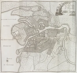 Map of Saint Petersburg