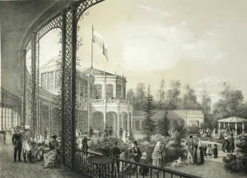 The Railway station in Pavlovsk