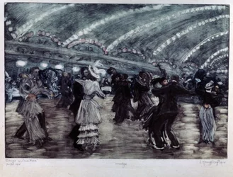Tango Dance at Luna Park