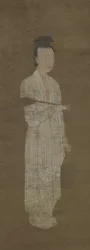 Portrait of a woman in white: Lu Meiniang