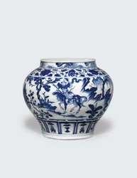 White and Blue Guan, mid 14th century