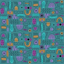 Abstract seamless pattern, 2018