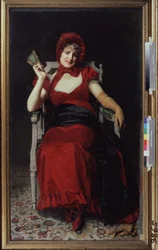 Lady in a Directoire Dress