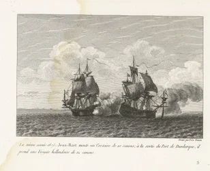Jan Bart Captures a Dutch Frigate near Dunkirk, 1675