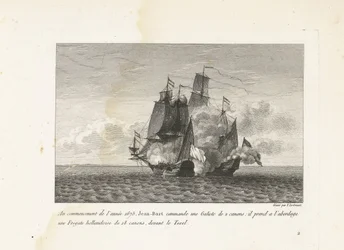 Jan Bart Captures a Dutch Frigate near Texel, 1675