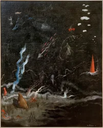The Storm (Black Landscape)
