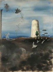 Death Watching His Family