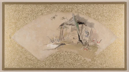 House with Woman and Baby