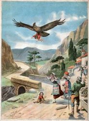 Child Rapt by an Eagle