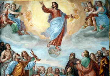 Ascension of Christ, The Basilica della Santissima Annunziata del Vastato, Genoa, Italy