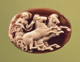 Cameo of Nike in a chariot