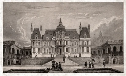 Castle of Maison Lafitte (engraving)
