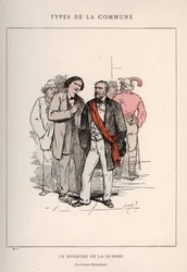 Commune de Paris: Costume de THE MINISTER OF LA WAR - LE CITIZEN DELESCLUZE (6) in Les Communeux
