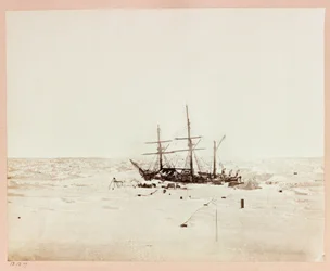 Arctic Expedition (1875-1876) by Captain George Nares: Floeberg Beach, Alert in Winter Quarters