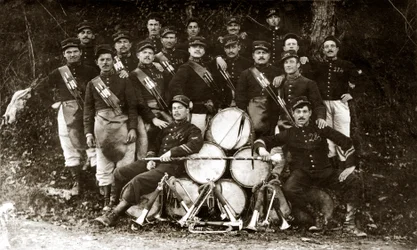 Fanfare of the 122nd French infantry regiment during the First World War