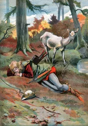 The Doe in the Woods (engraving)