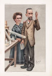 Pierre and Marie Curie, French Physicists