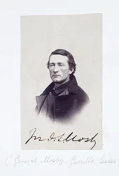 Portrait of General Mosby, Confederate guerrilla leader, c. 1863