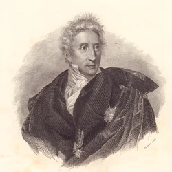 Portrait of art historian Leopoldo Cicognara, copper engraving by Fusinati from portrait by Lipparini