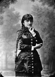 Portrait of Woman with Long Plait