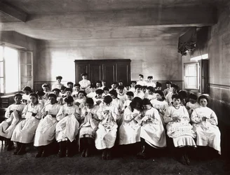 Professional School for Women in Florence: An Embroidery Lesson