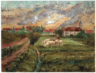 Sheep flock