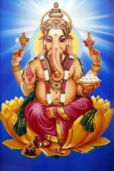 Shiva Hindu Temple. Ganesha or Ganapati: The Elephant-Headed Hindu God