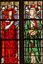 Stained Glass Window of the Cathedral of Saint Etienne de Sens