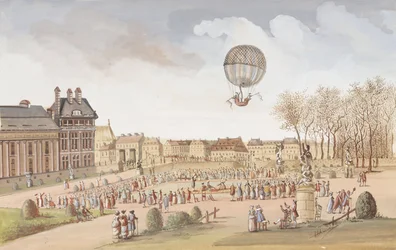The First Ascent in a Hydrogen Balloon