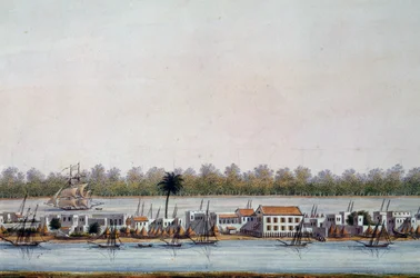 View of St Louis, Senegal