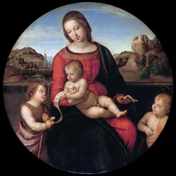 Mary with the Child, John the Baptist and a Holy Boy (Madonna Terranuova)