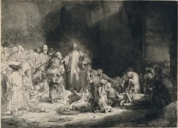 Christ with the Sick around Him, Receiving Little Children (The 