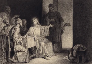 Christ Heals the Man Afflicted with Dropsy