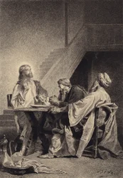 Jesus and the Disciples at Emmaus