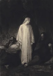 Jesus and the Sleeping Disciples