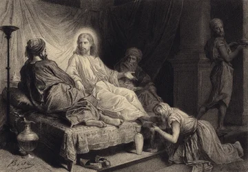 Magdalen at the Feet of Jesus
