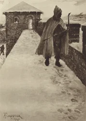 Patrolling a North-British Fort in Winter