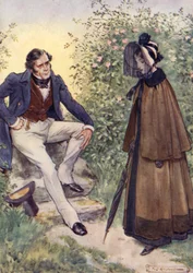 Jane Eyre Meets Mr Rochester by the Stile