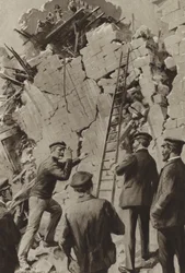 An English seaman assisting the rescue effort after the Messina earthquake