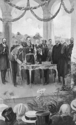 Inauguration of the Australian Commonwealth at Sydney, January 1, 1901