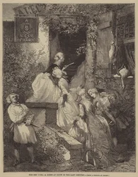 The Inn Door, a Scene at Dijon in the Last Century